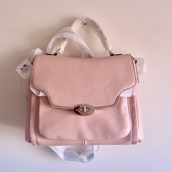 Coach Handbags - Coach LI/Peach Rose Satchel Handbag